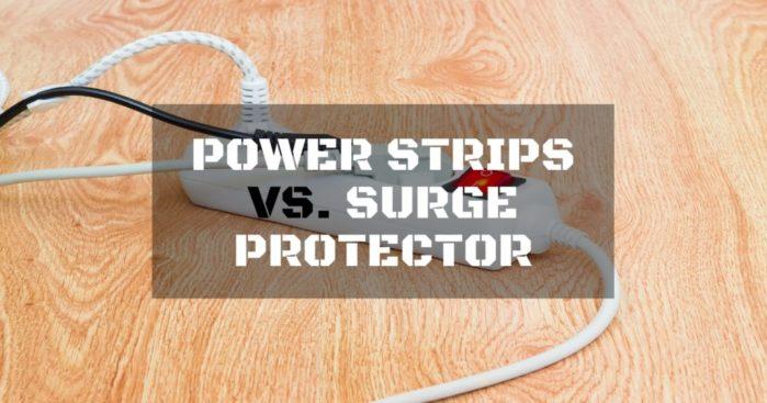 power strips vs surge protector