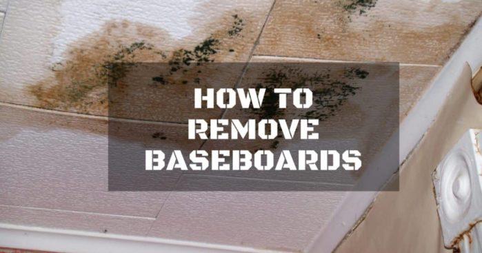 how to remove baseboards 1