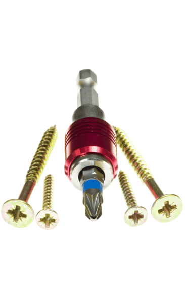 Magnetic holder of bit and self tapping screw