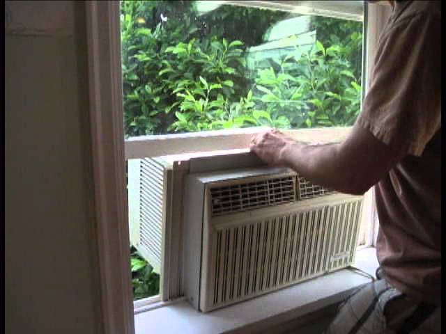 Setting up your window air conditioner