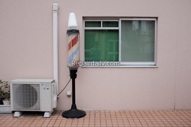 air conditioner in balcony