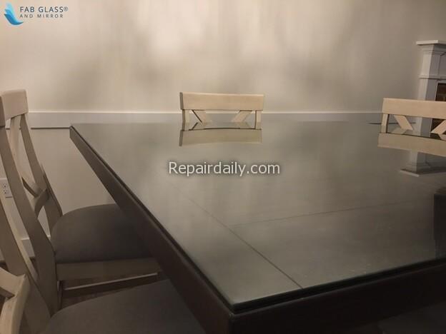 tempered glass table top