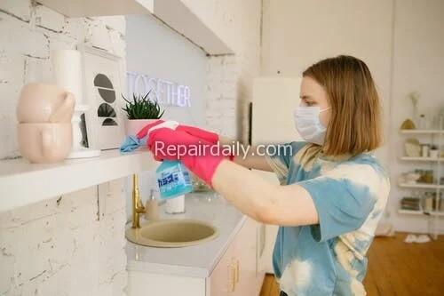 cleaning and sanitizing work place