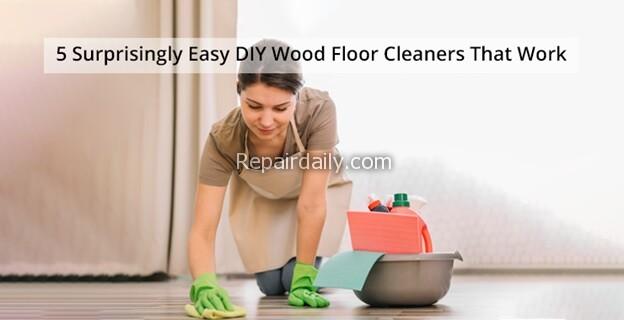 diy wood floor cleaners