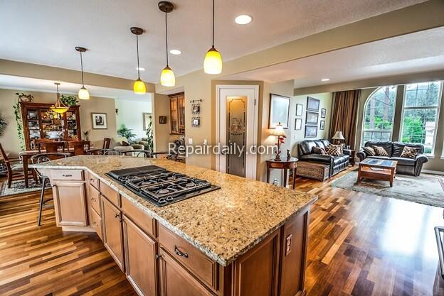 living room kitchen