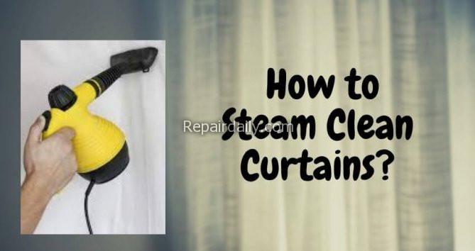 how-to-steam-clean-curtains