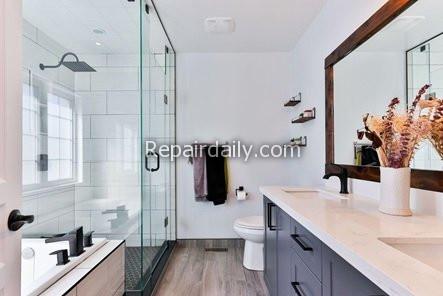 glass bathroom mirrors