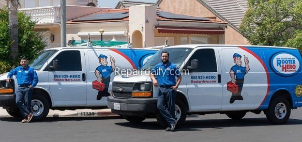 plumbers with van