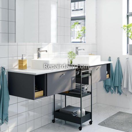 bathroom slimline trolley