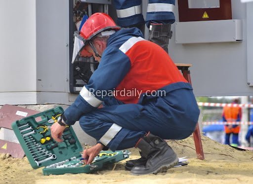 electrician working