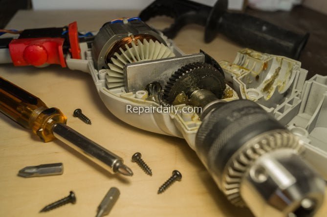 repair carbon brush motor