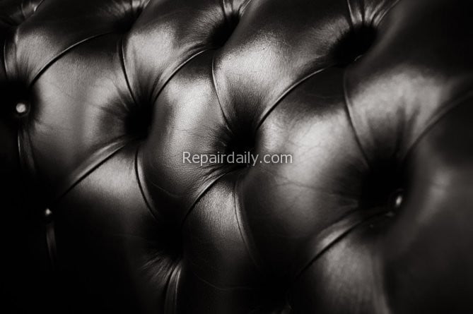 black sofa couch
