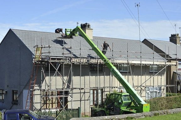 repair roof crane