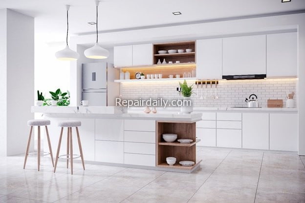 white kitchen