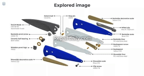 blueprint of colibri knife