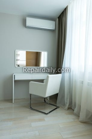 white room chair air conditioner