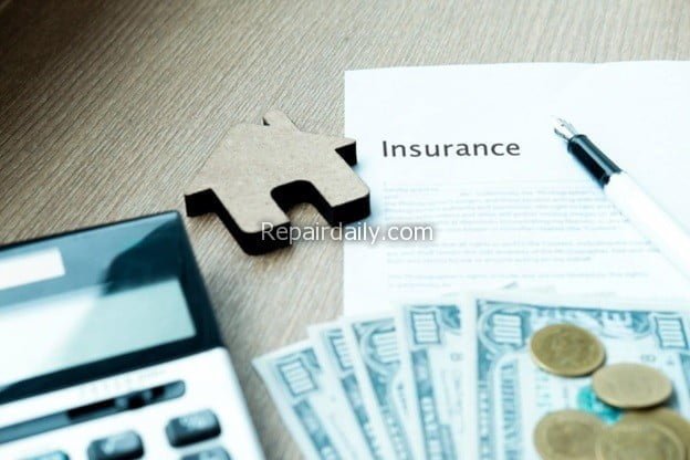 fire insurance claim documents money calculator papers