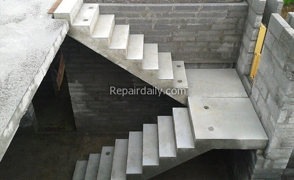 precast concrete stairs