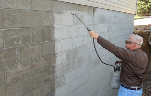 sealing concrete walls