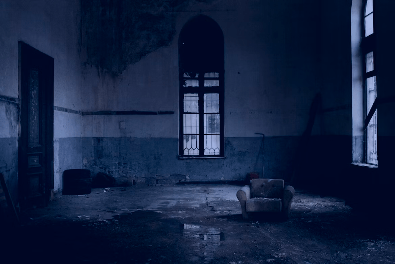 abandoned house dark room