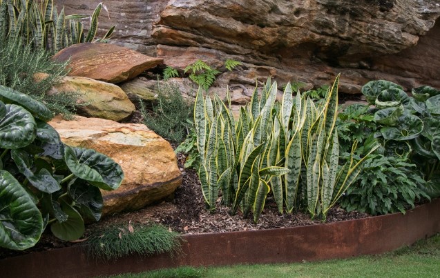 Corten Steel Solution for Modern Garden Edging Corten Steel Solution for Modern Garden Edging